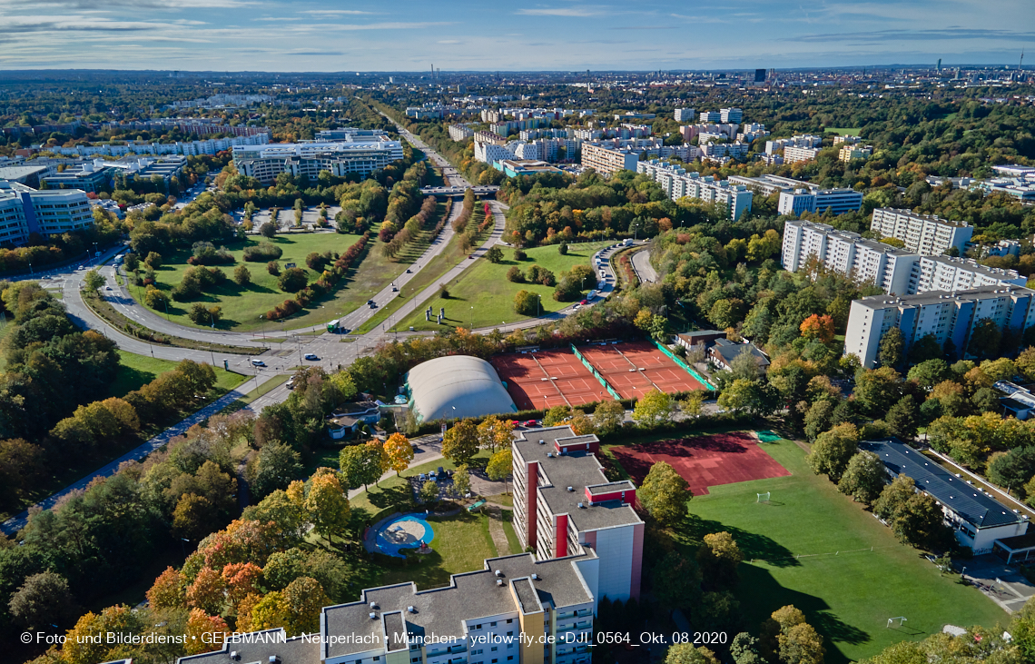 08.10.2020 - Aufstockungsbaustelle Oskar-Maria-Graf-Ring in Neuperlach